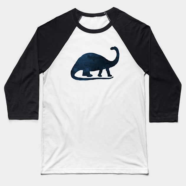 Brontosaurus Baseball T-Shirt by BittenByErmines